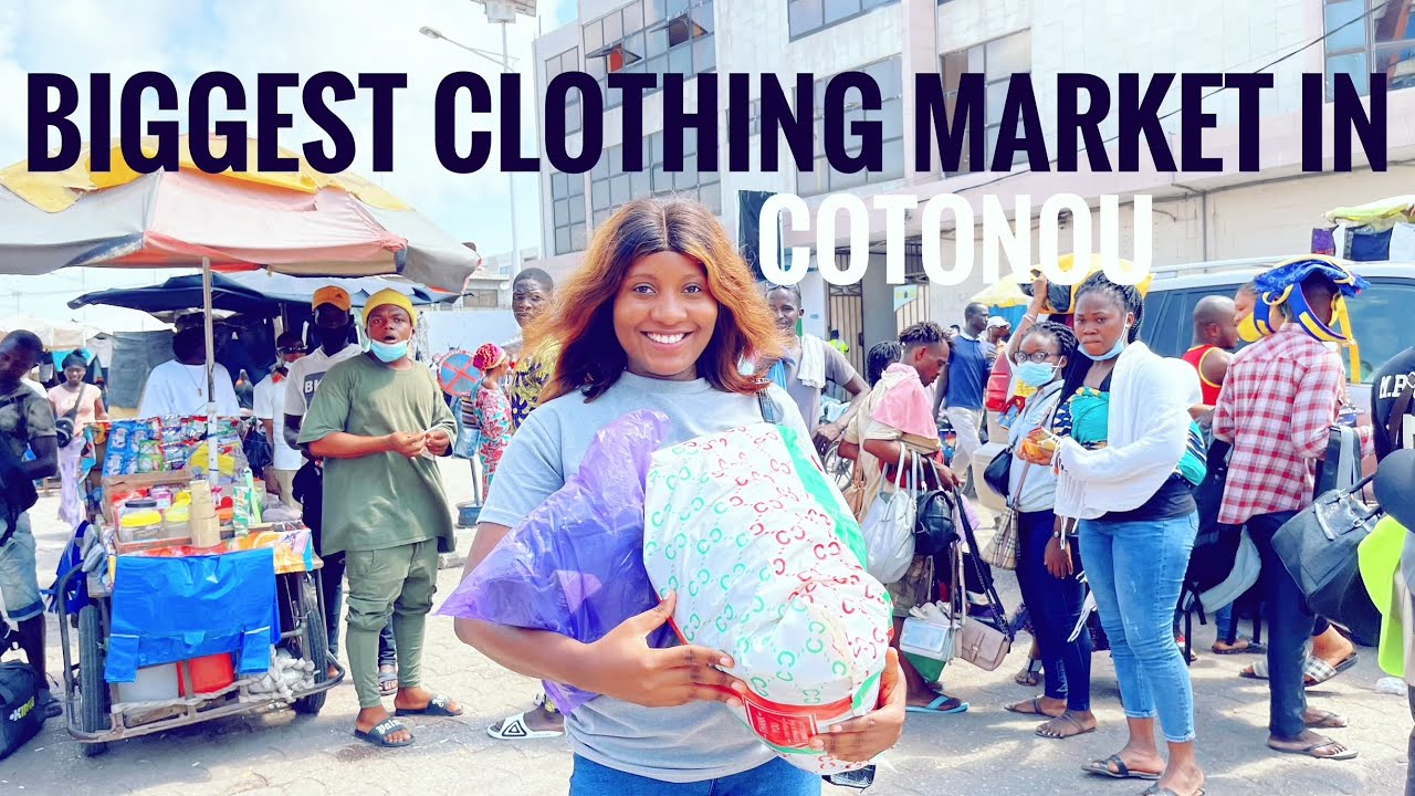 BIGGEST CLOTHING MARKET IN COTONOU. THE TRAVELLER YouTube