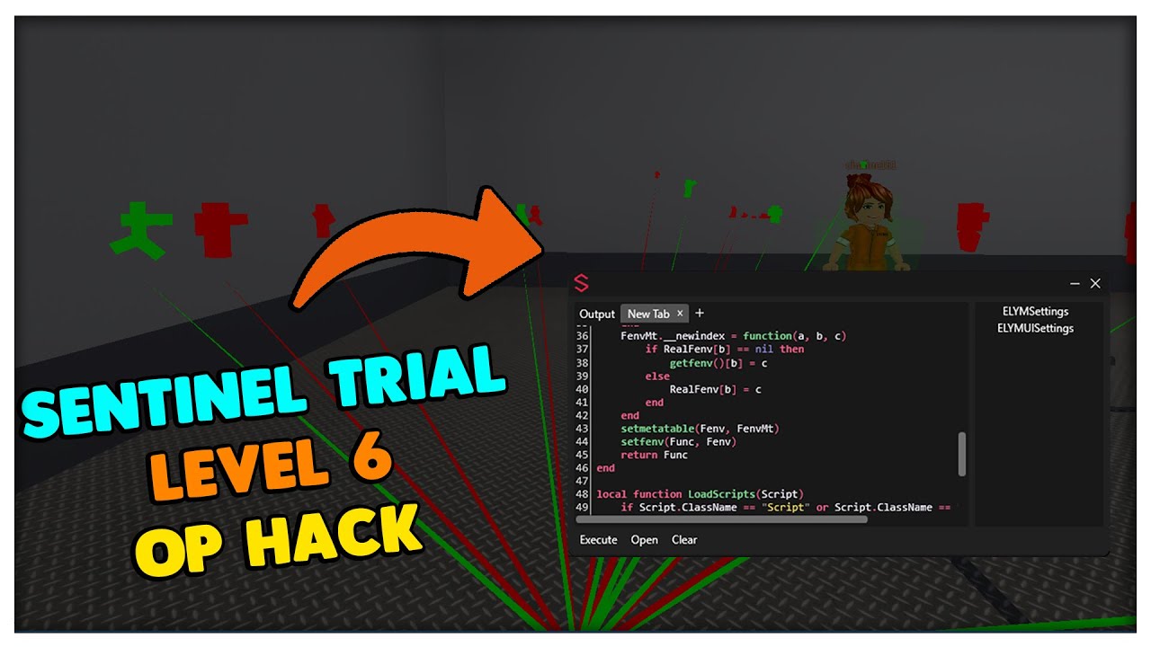 Sentinel Insane Roblox Hack Trial Level 6 Script Executor Youtube - level 6 executor roblox