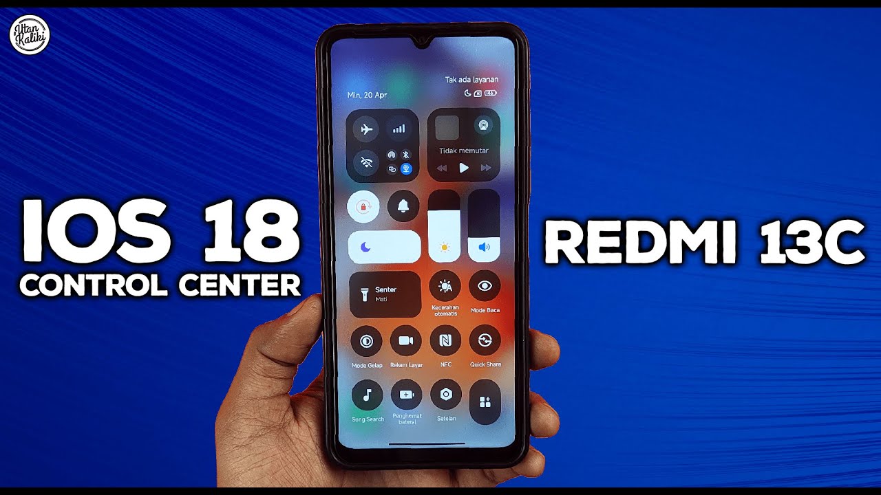 КАК НА iPhone! Как установить Пункт управления iOS 18 на Redmi 13C и POCO C65!