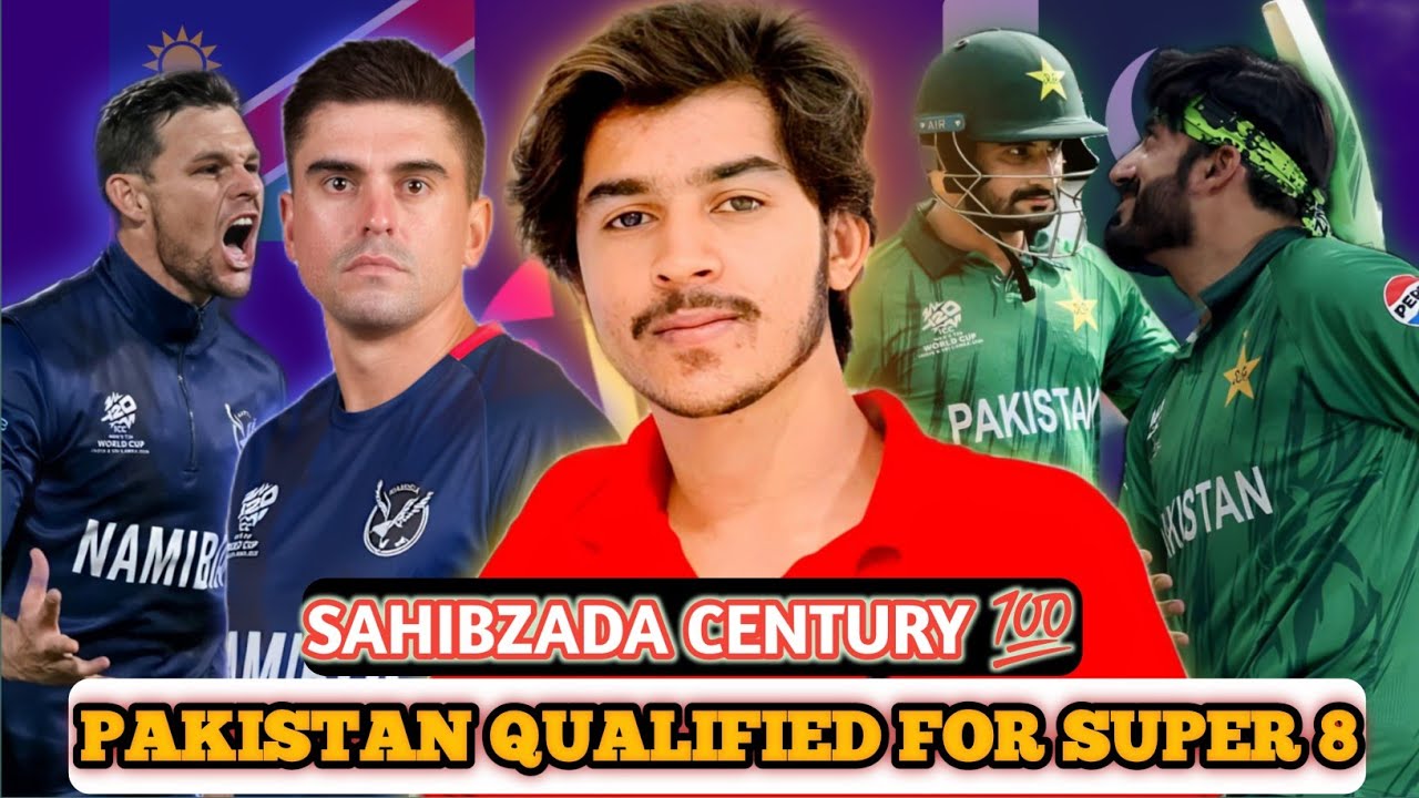 PAK🇵🇰 VS NAMIBIA🇳🇦 Match Today||Pakistan Qualified For Super 8 ✅