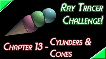 Ray Tracer Challenge in C# - Chapter 13 - Cylinders and Cones