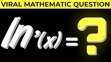How To Prove That The Derivative Of ln (x) is 1/x |  Derivative of ln (x) Implicit Differentiation