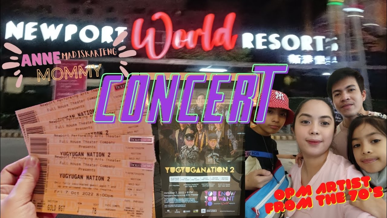 Yugyugan Nation 2 Concert Experience at New Port World Resorts - OPM Artist from the 70's