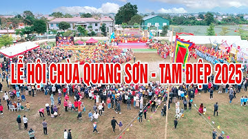 LỄ HỘI RƯỚC KIỆU ĐỀN MẪU THƯỢNG CHÙA QUANG SƠN TAM ĐIỆP NINH BÌNH 2025