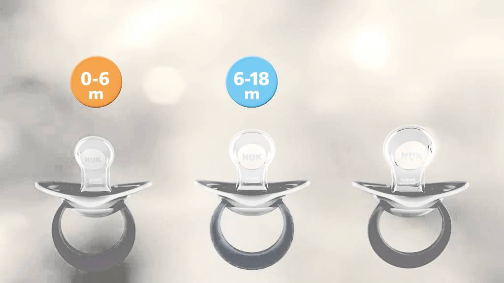 NUK Schnuller Größenkonzept Welche Schnullergrößen gibt es? YouTube