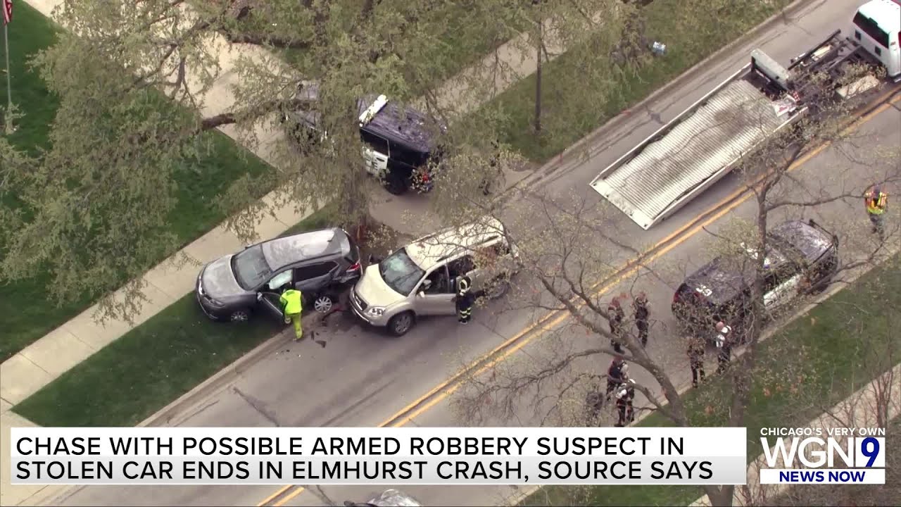 Source: Chase with possible armed robbery suspect in stolen car ends in ...