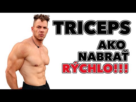 Video: Ako Rýchlo Zostaviť Triceps