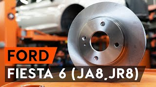 Как заменить передние тормозные диски на FORD FIESTA JA8 [ВИДЕОУРОК AUTODOC]