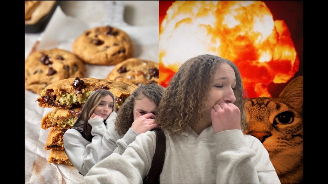 Blind, Deaf, Mute: Dubai Chocolate Cookies (HOUSE CAUGHT ON FIRE!!)