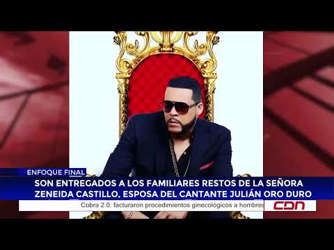 Body of Julián Oro Duro’s wife released; merengue singer remains hospitalized.