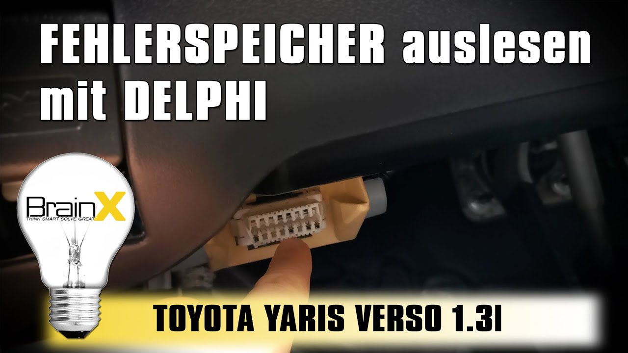 Fehlerspeicher auslesen und löschen mit Delphi - Toyota Yaris LMM ...