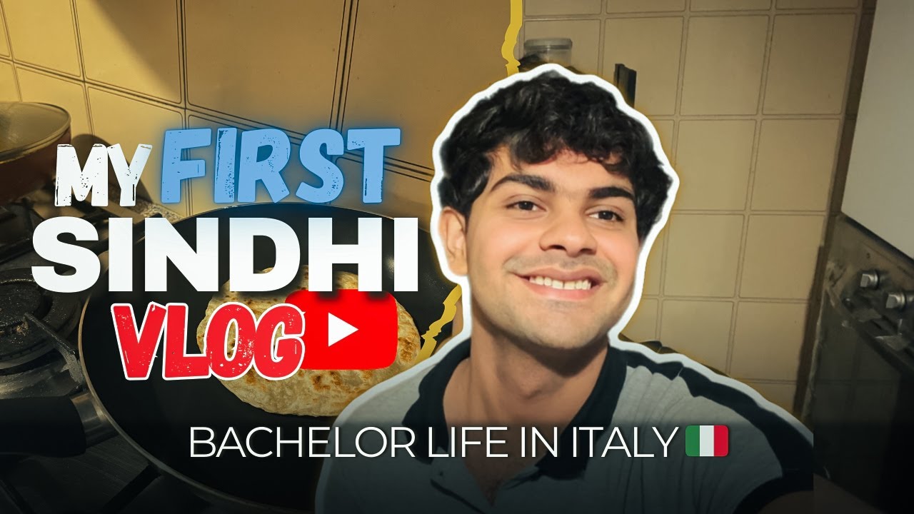 My First Sindhi Vlog in Italy! 🇮🇹 Bachelor Life & Cooking
