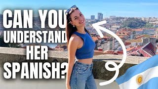 Argentinian Girl Shows You Around Portugal! - Beginner Spanish