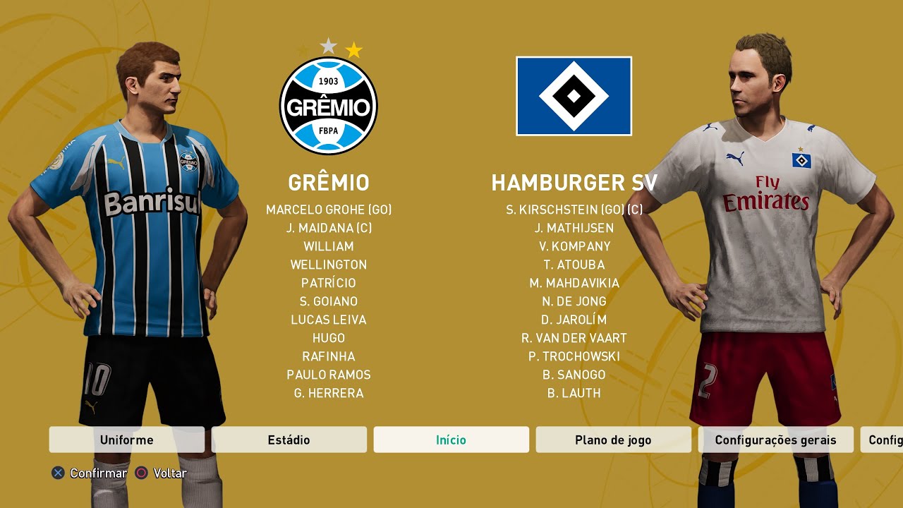 Pro Evolution Soccer 6 Remake Season 2006-2007: GRÊMIO x HAMBURGER SV 