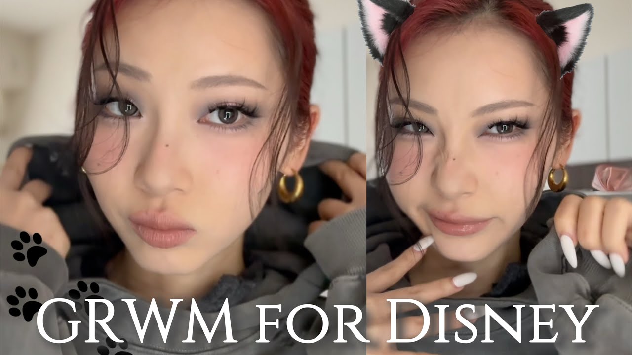 【Go to Disney!!】ルシファーをイメージしたグレーメイク/ GRWM