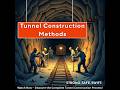 How to Tunnel Are Made _Step by step Process #altrange #buildingmaterials #constructionproject