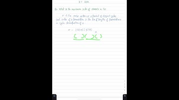 IIT JAM 2023 Maths permutation group S8