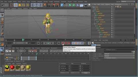 C4D beginner Key Frame Animation tutorial