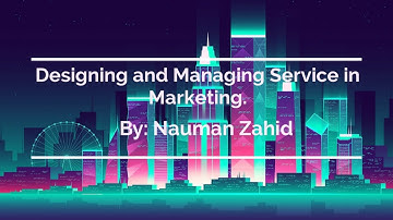 Designing and Managing Services in Marketing.