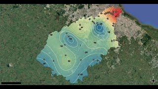 Mapas de Isoconcentración o Isolíneas en QGis