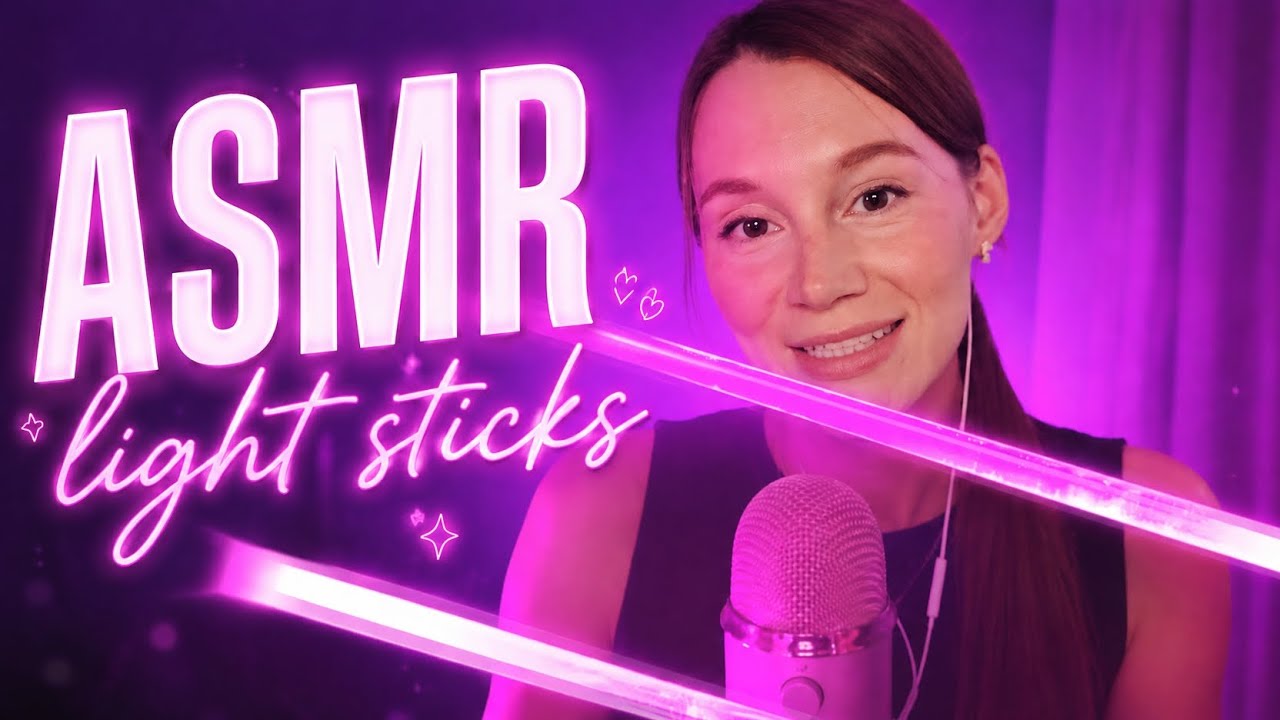 ASMR light sticks with an echo and trail effect No tolking, very ...