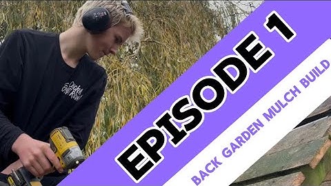EPISODE 1 OF THE BACK GARDEN MULCH JUMP!