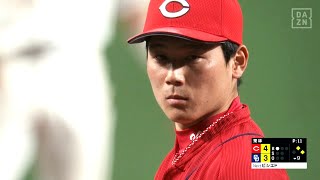 栗林良吏 回跨ぎリリーフで15試合連続無失点！羽月隆太郎はプロ初本塁打含む2打点の活躍｜2021年5月8日【ハイライト】中日ドラゴンズ × 広島東洋カープ