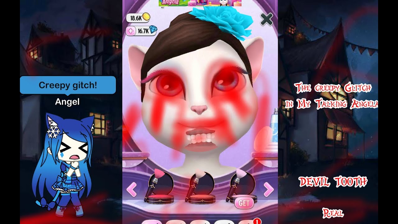 my talking angela creepy