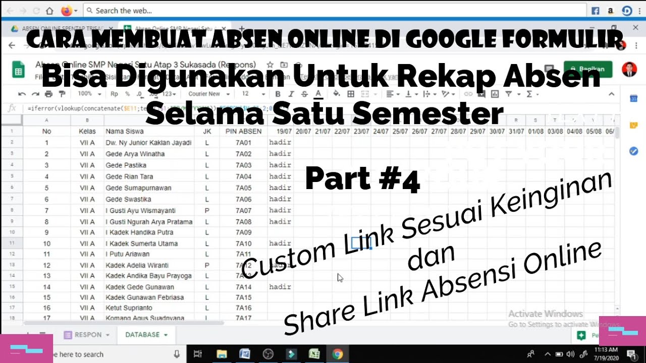 Cara Membuat Absen Google Form Di Hp