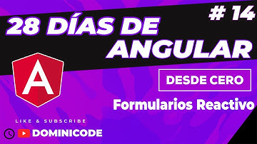 FORMULARIOS REACTIVOS EN ANGULAR 🅰️  - 28 Días aprendiendo Angular #14