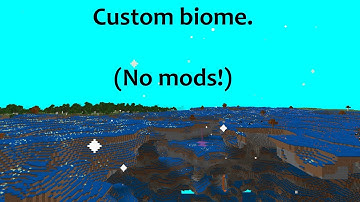 Custom Biome Data Pack Tutorial (Minecraft Java edition)