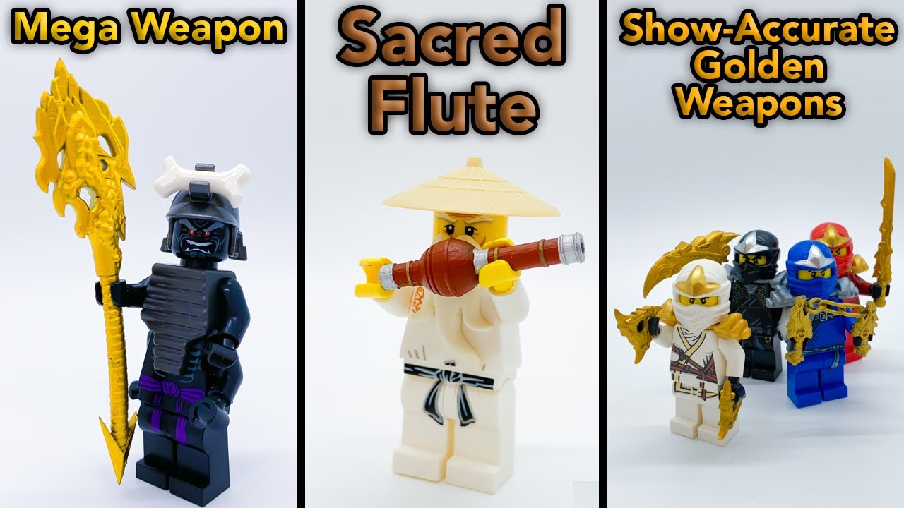 I made a cool update to my favorite Ninjago weapons, the Techno