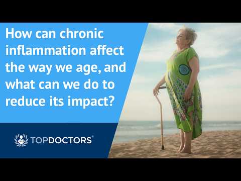 How can chronic inflammation affect the way we age, and what can we do to reduce its impact?