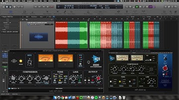 UAD API 2500 vs WAVES API 2500 (Analog Button Enabled)