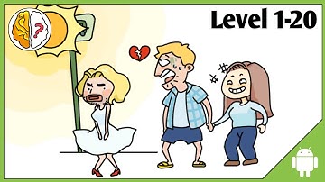 Brain Out Crazy Find Gameplay Walkthrough Android Level 1-20