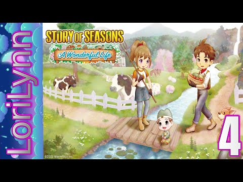 ❋ Story of Seasons: A Wonderful Life - Gameplay/Playthrough [Part 4 - Year 1: Autumn] w/ LoriLynn