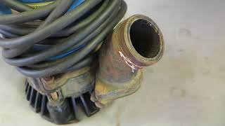 Lot 38 Hawaiian Rent All Tools Equipment Auction Tsurumi HS2-4S-62 Submersible Trash Water Pump
