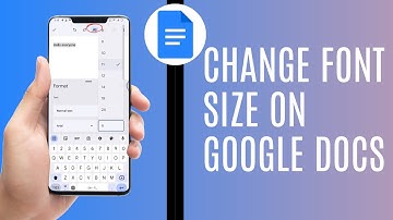 HOW TO CHANGE FONT SIZE ON GOOGLE DOCS MOBILE