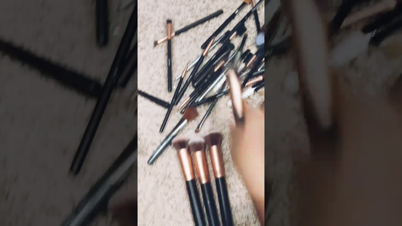 How to organize makeup brushes! Super Easy hack to protect them! 