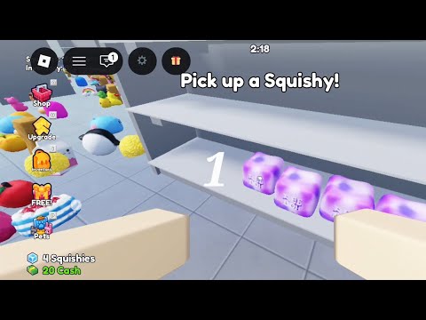 Roblox Clean The Squishies! (pt.1)- Gameplay and Walkthrough tutorial on mobile android &amp; ios