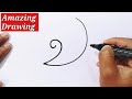 How to Make a Cute Drawing Easy, Amazing Idea Of Drawing | How to Draw a Picture Step By Step Easy