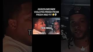 ADRIEN BRONER VIOLATES FRESH FROM FRESH AND FIT 😂#viralshort #funny #adrienbroner #freshandfit