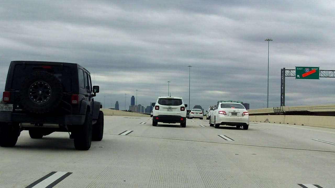 Interstate 610 outer loop ramp to Katy Freeway (Interstate 10 ...