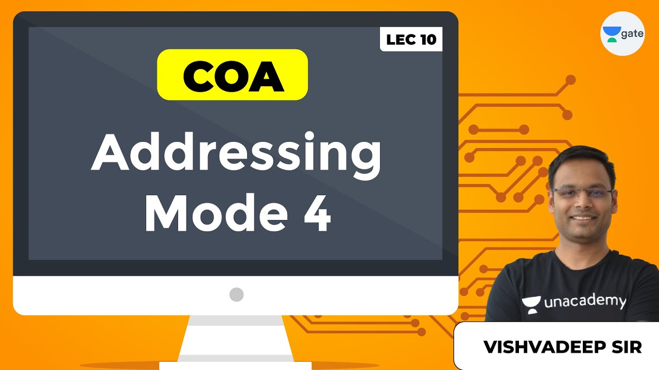 Coa addressing mode 4 lec 10 gate computer science it