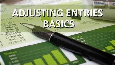 Accounting Cycle Step 5, Adjusting Entries Basics