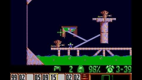 Lemmings - Tricky level 26