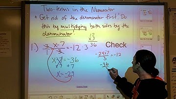 Lesson 2-2 Video 2 Solving Two-Step Equations