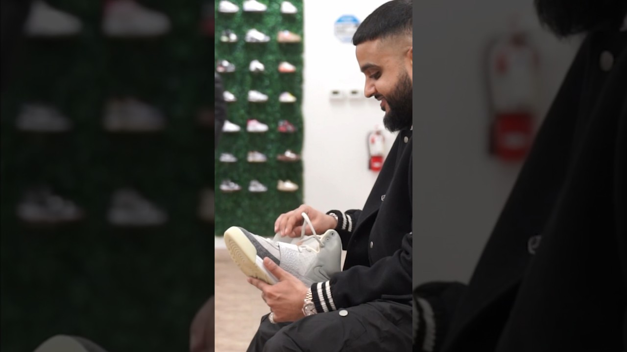 Nav Sneaker Shopping In-Store! Picked up the Air Yeezy 1 Zen Grey! 