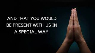 OPENING PRAYER for programs, classes, seminars