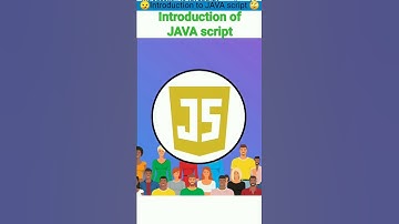 🤨Introduction to JAVA script 🤔/ जावास्क्रिप्ट का परिचय।#coding  #youtube #shorts #java #javascript.